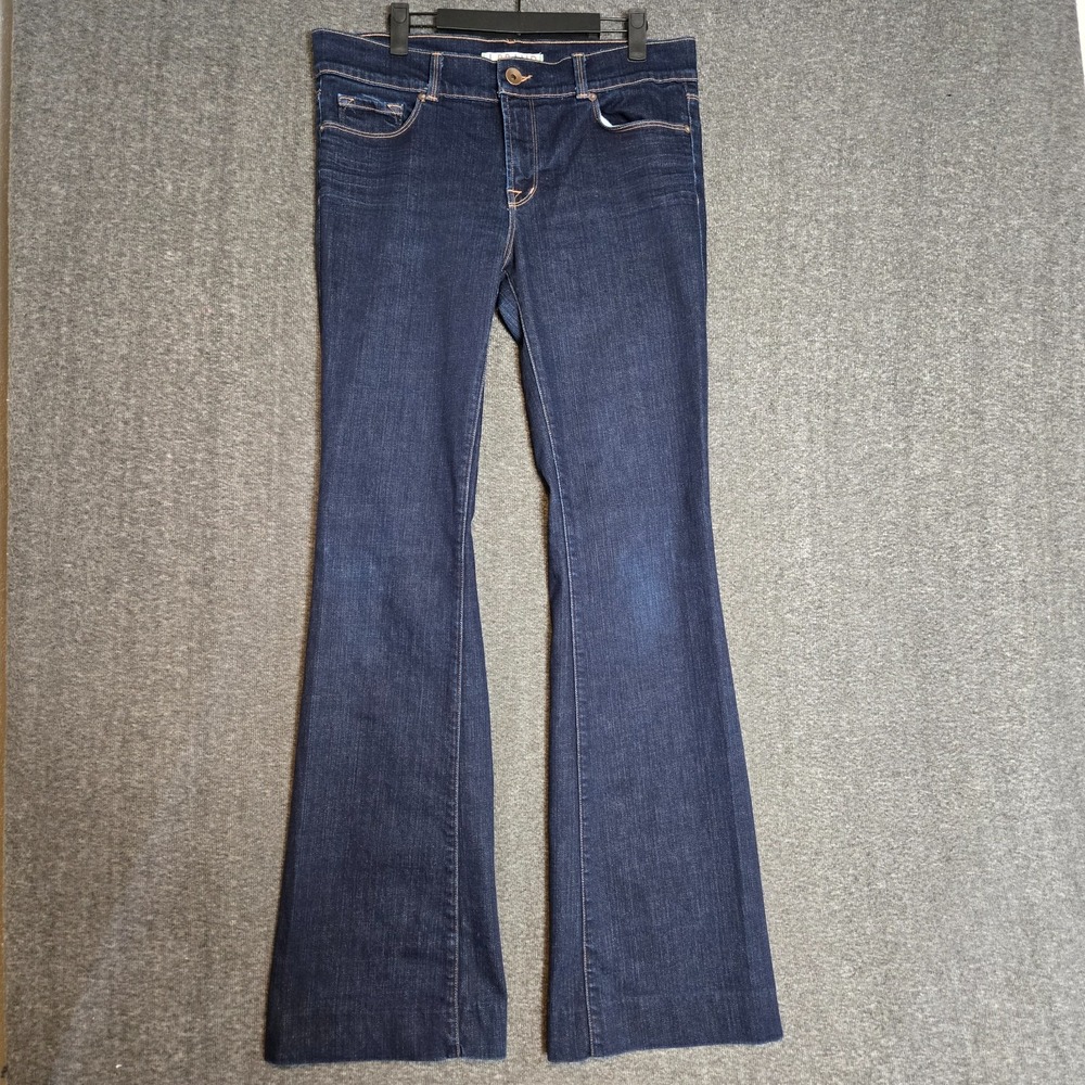 Women's J Brand Mid Rise‎ Slim Bootcut Jeans Sz 31 Blue Denim 33x33